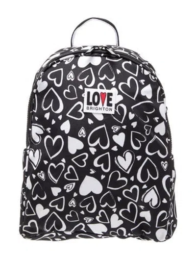 Pre-owned Brighton Nylon Backpack In Black