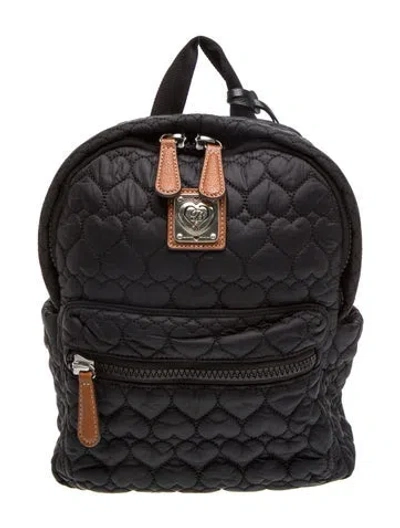 Pre-owned Brighton Nylon Backpack In Black