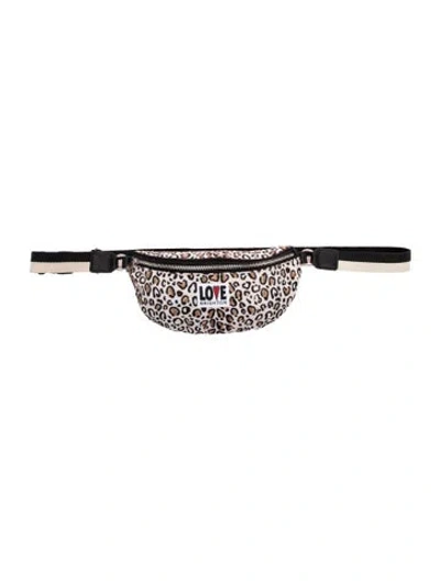 Pre-owned Brighton Nylon Belt Bag In Neutral