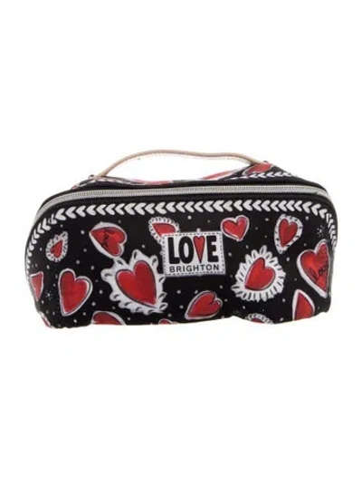 Pre-owned Brighton Nylon Cosmetic Bags In Black