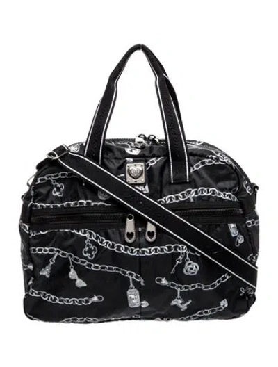 Pre-owned Brighton Nylon Shoulder Bag In Black