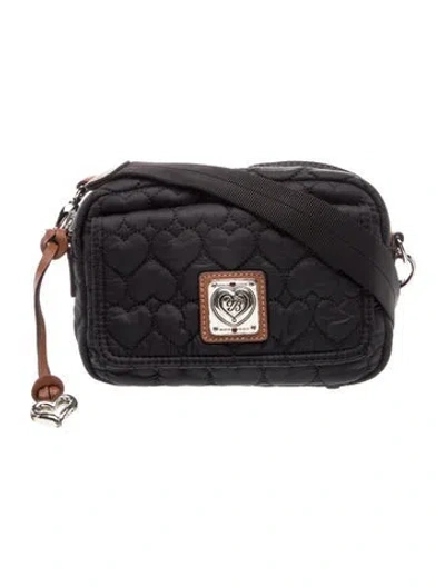 Pre-owned Brighton Nylon Shoulder Bag In Black