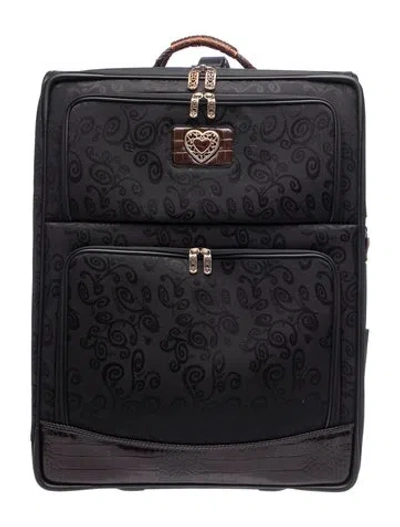 Pre-owned Brighton Nylon Suitcase In Black