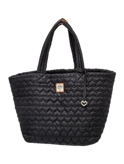 Pre-owned Brighton Nylon Tote In Black