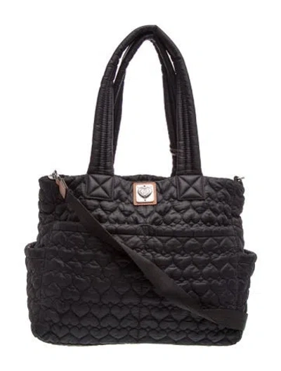 Pre-owned Brighton Nylon Tote In Black
