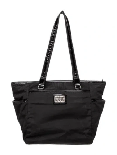Pre-owned Brighton Nylon Tote In Black