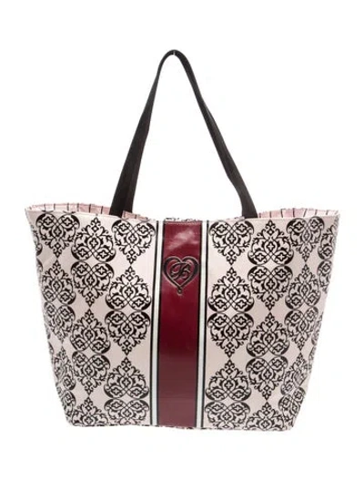 Pre-owned Brighton Nylon Tote In Pink