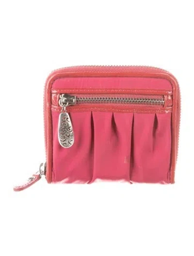 Pre-owned Brighton Nylon Wallet In Pink