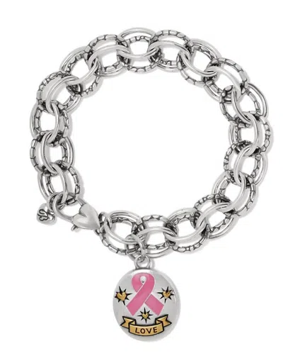 BRIGHTON POWER OF PINK 2023 BRACELET IN SILVER / PINK