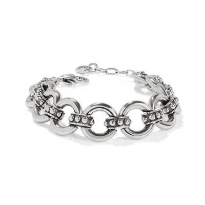 Brighton Pretty Tough Stud Link Bracelet In Silver
