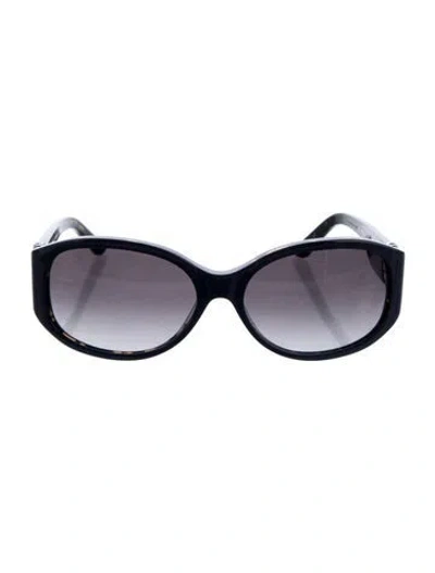 Pre-owned Brighton Round Gradient Sunglasses In Blue