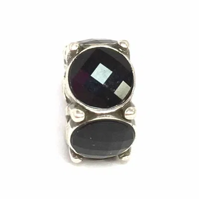 Brighton Roundabout Bead In Black In Metallic