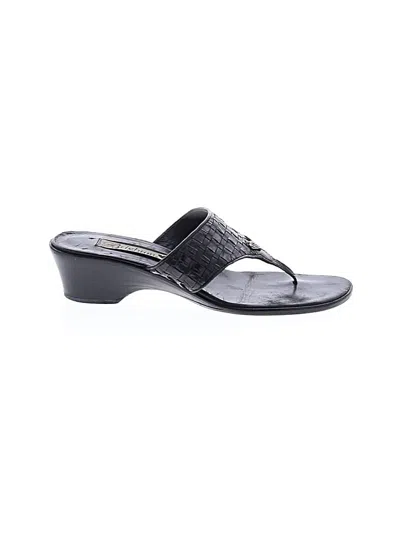 Pre-owned Brighton Sandals In Black