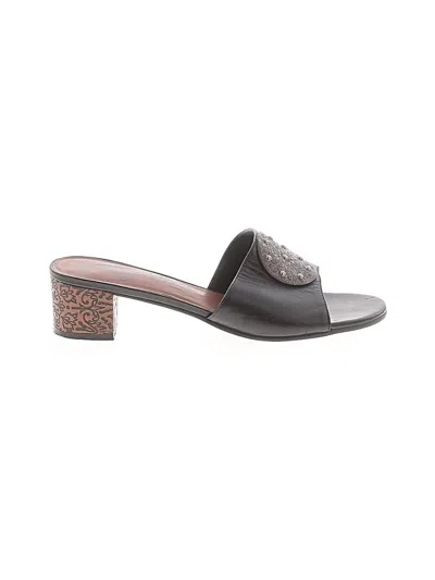 Pre-owned Brighton Sandals In Gray