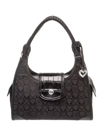 Pre-owned Brighton Shoulder Bag In Black