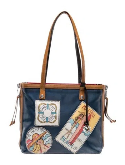 Pre-owned Brighton Shoulder Bag In Blue