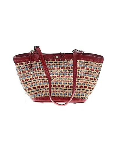 Pre-owned Brighton Shoulder Bag In Burgundy
