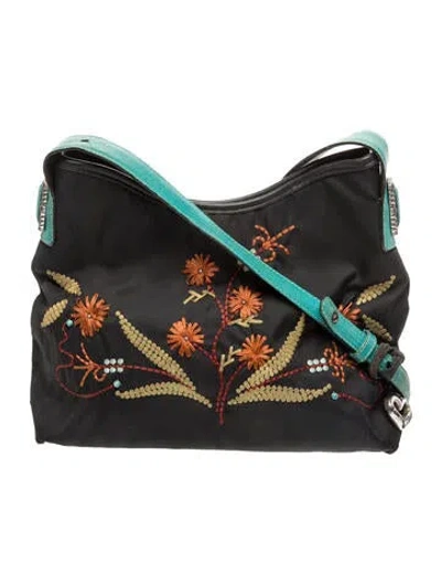Pre-owned Brighton Shoulder Bag Vintage In Black
