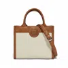 Brighton Sofia Medium Tote In Luggage-shoe White In Multi