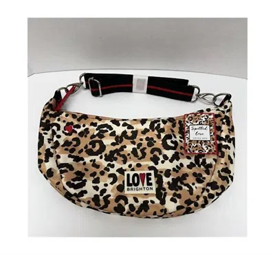 Brighton Spotted Love Swing Bag In Leopard In Multi