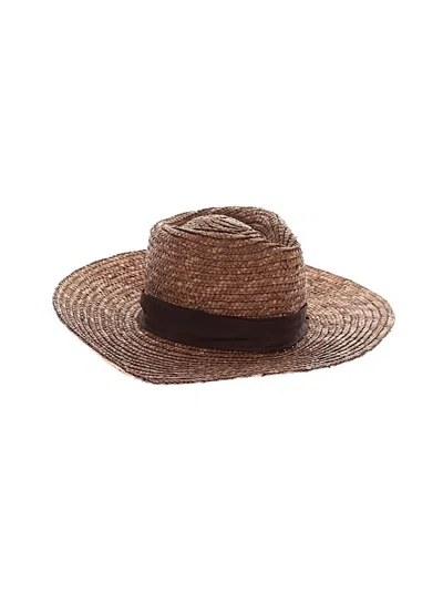 Pre-owned Brighton Sun Hat In Brown