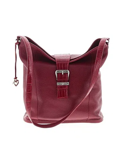 Pre-owned Brighton Tote Bag In Burgundy