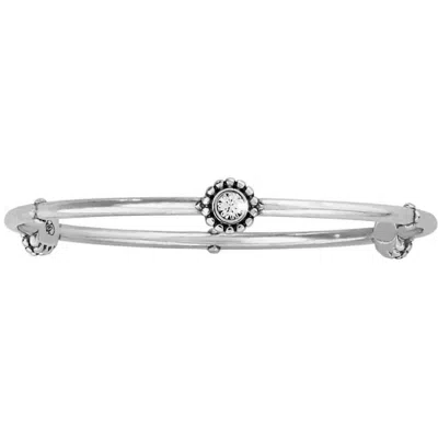 Brighton Twinkle Trio Round Bangle In Silver