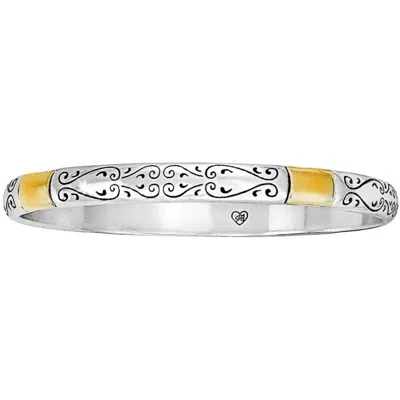 Brighton Venezia Teo Tone Bangle In Silver-gold