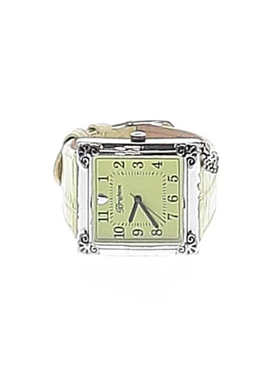 Pre-owned Brighton Watch In Green