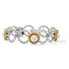 Brighton Woman's Meridian Golden Pearl Bracelet In Silver-pearl In Multi