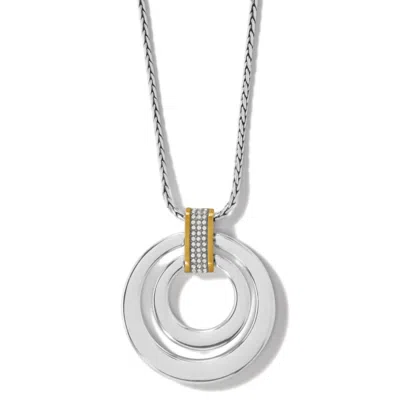 Brighton Woman's Meridian Tempo Necklace In Silver-gold In Multi