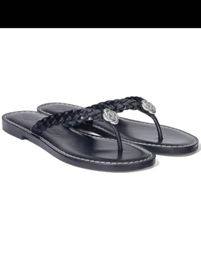 Brighton Women Aisha Thong Sandals In Black