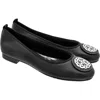 Brighton Women Aleta Ballerina Shoe In Black In Black