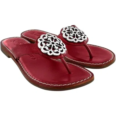 Brighton Women Alice Sandal In Lipstick In Multi