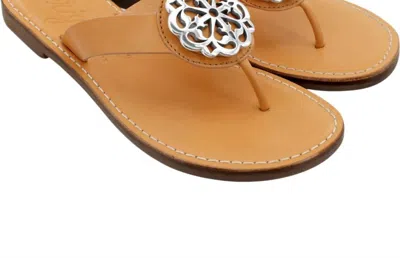 Brighton Women Alice Sandal In Natural In White