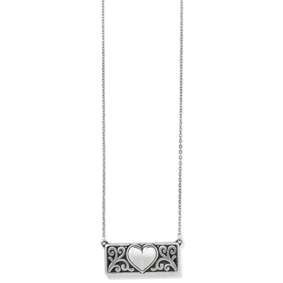 Brighton Women's Carlotta Heart Necklace In Silver