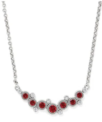 Brighton Women's Constella Necklace In Red In Metallic