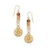 Brighton Women's Contempo Playa Rosa French Wire Earrings In Gold