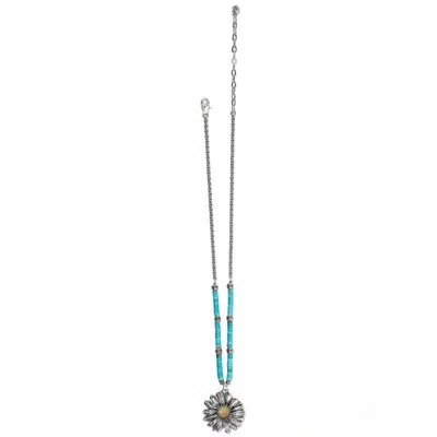 Brighton Women's Daisy Dee Necklace In Silver-turquoise In Multi