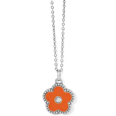 Brighton Women's Dazzling Love Flower Necklaces In Orange