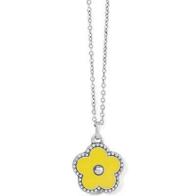 Brighton Women's Dazzling Love Flower Necklaces In Yellow