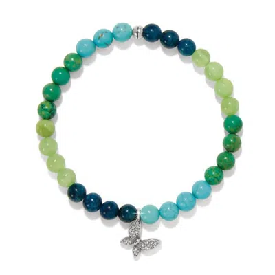 Brighton Women's Enchanting Butterfly Stretch Bracelet In Multi
