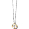 Brighton Women's Entrata Round Short Necklace In Silver-gold In Multi