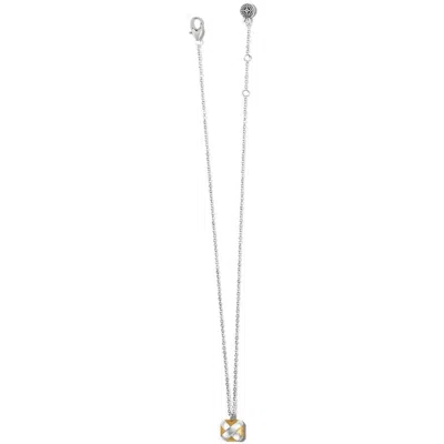Brighton Women's Entrata Square Short Necklace In Silver-gold In Multi