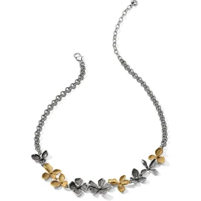 Brighton Women's Everbloom Garland Necklace In Silver/ Gold In Multi