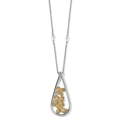 Brighton Women's Everbloom Teardrop Necklace In Silver