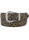 Brighton Women's Fashionista Wild Side Belt In Cheetah In Multi
