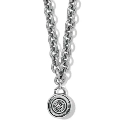 Brighton Women's Ferrara Disc Necklace In Silver