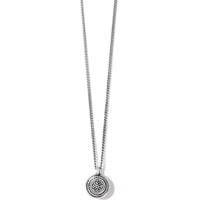 Brighton Women's Ferrara Disc Petite Necklace In Silver