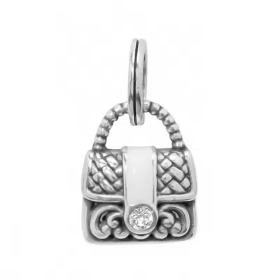 Brighton Women's Heavenly Handbag Purse Charm In Silver